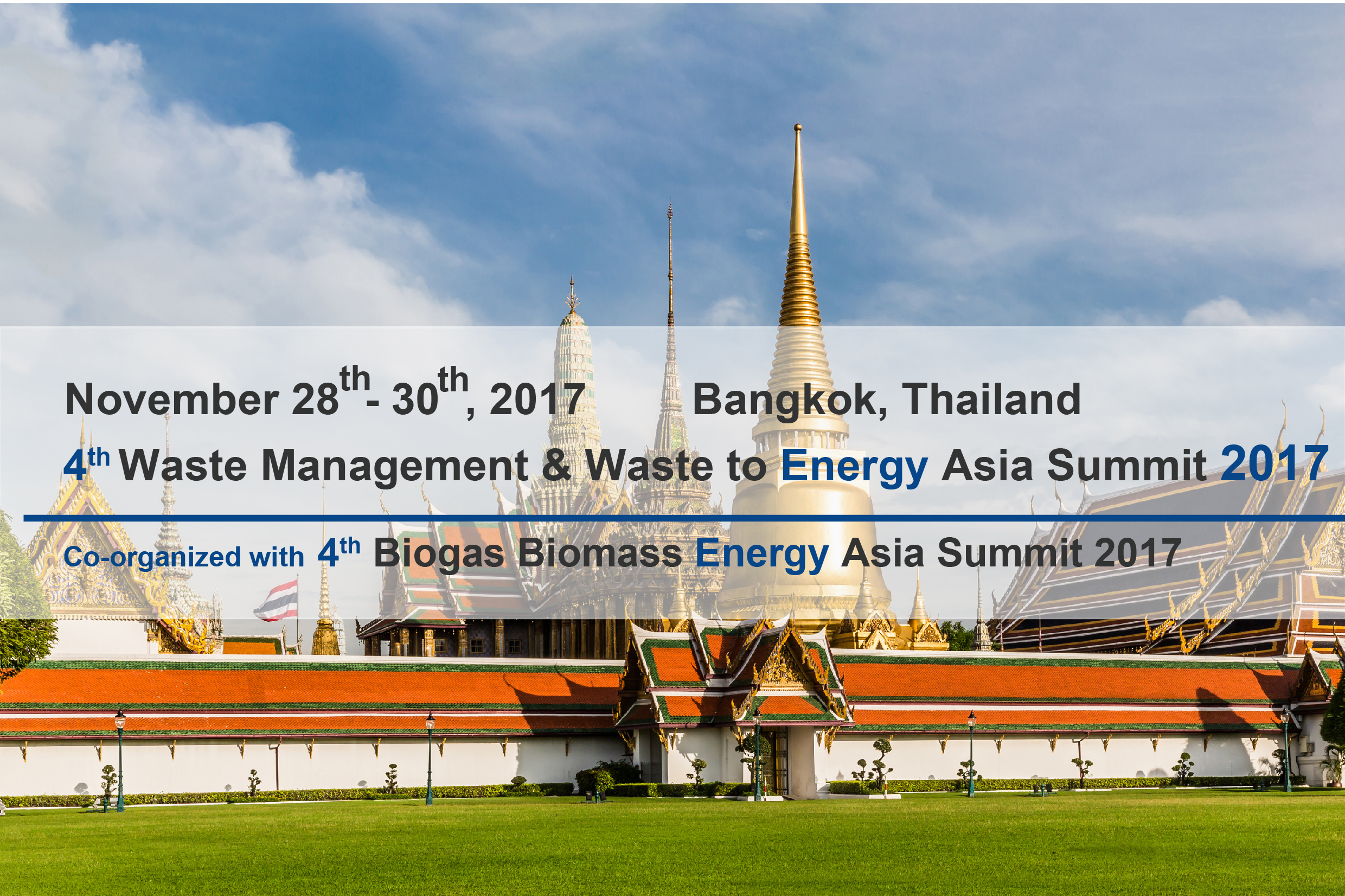 Waste to Energy Asia Summit 2017 Thailand Focus